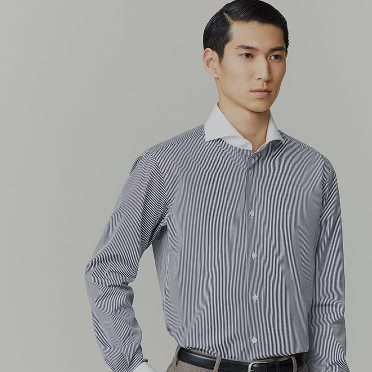 メンズ オーダーシャツ - 高品質な日本製オーダーシャツ | オーダースーツのKASHIYAMA