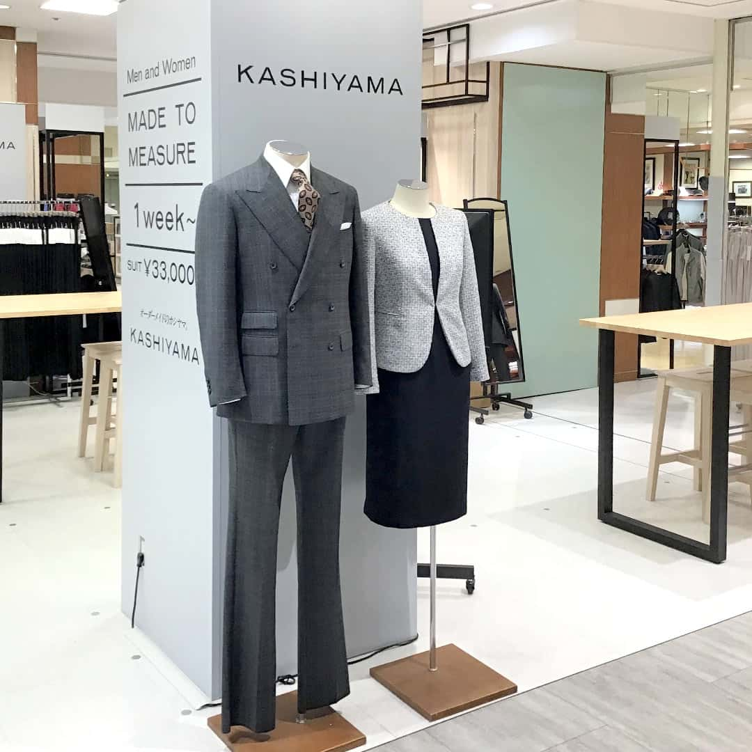 神戸阪急店 | オーダースーツのKASHIYAMA