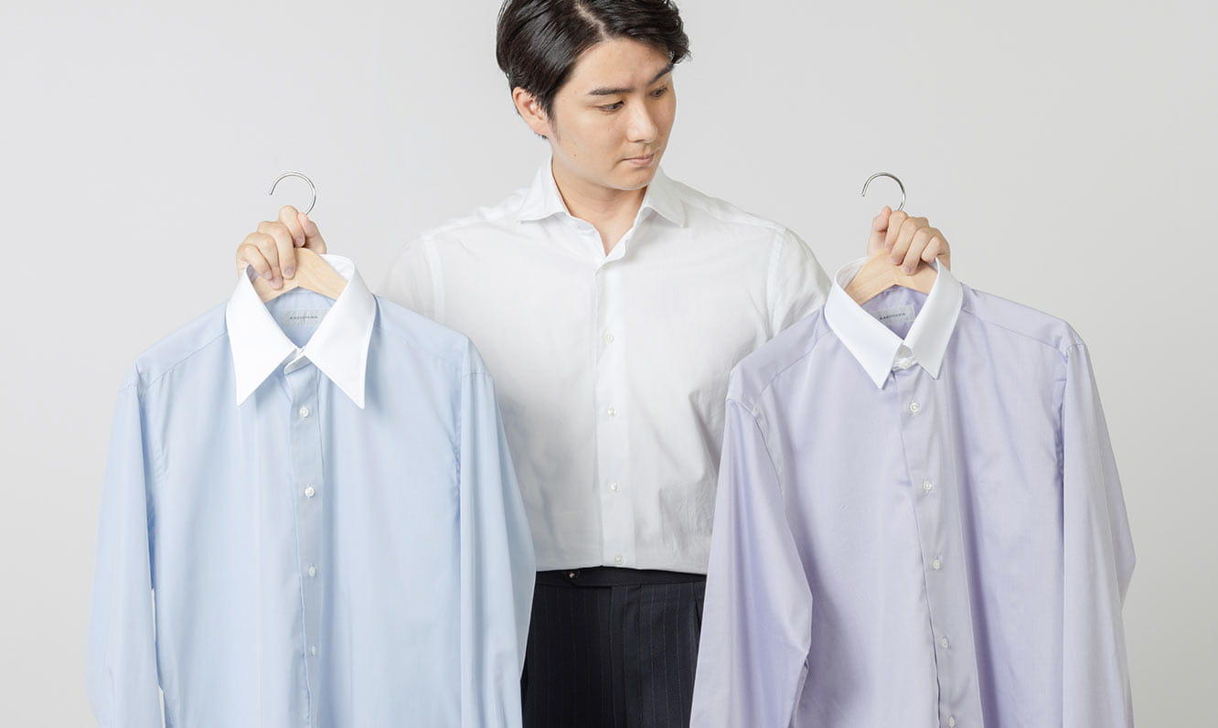 シーンに合わせたシャツ(ワイシャツ)の衿型(デザイン)と着分け方