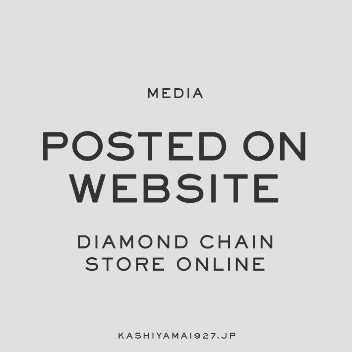 ダイヤモンド チェーンストアオンラインに掲載 オーダースーツのkashiyama