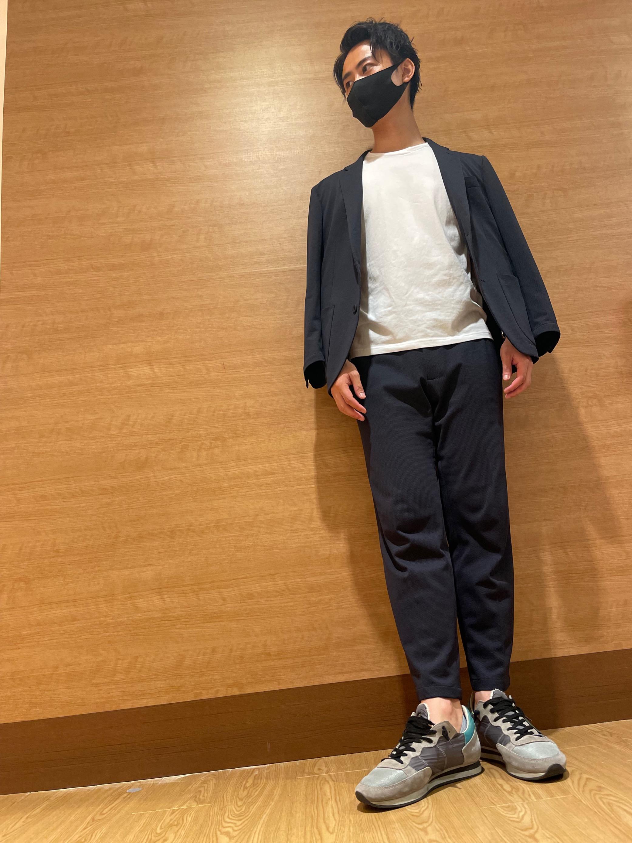シンプルなセットアップスタイル